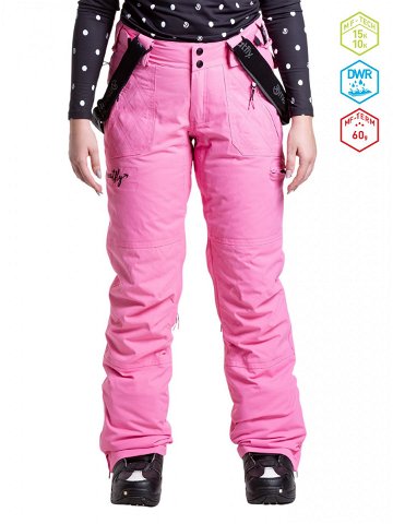 Meatfly dámské SNB & SKI kalhoty Foxy Hot Pink Růžová Velikost XL