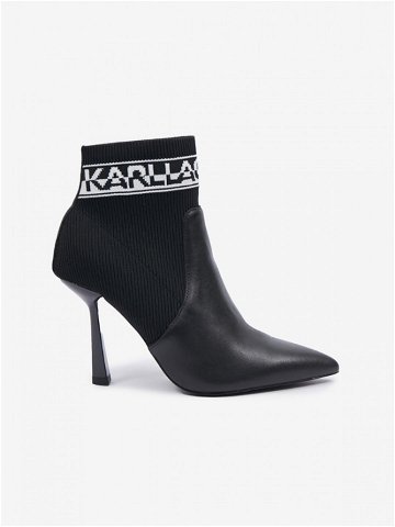 Karl Lagerfeld Pandara Kotníková obuv Černá