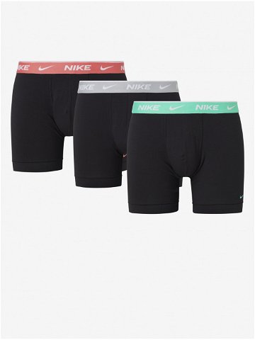 Sada tří pánských boxerek v černé barvě Nike