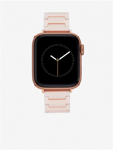 Světle růžový řemínek pro hodinky Apple Watch Anne Klein
