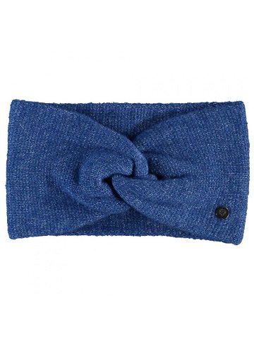 Fraas Dámská široká pletená čelenka 647005 – modrá