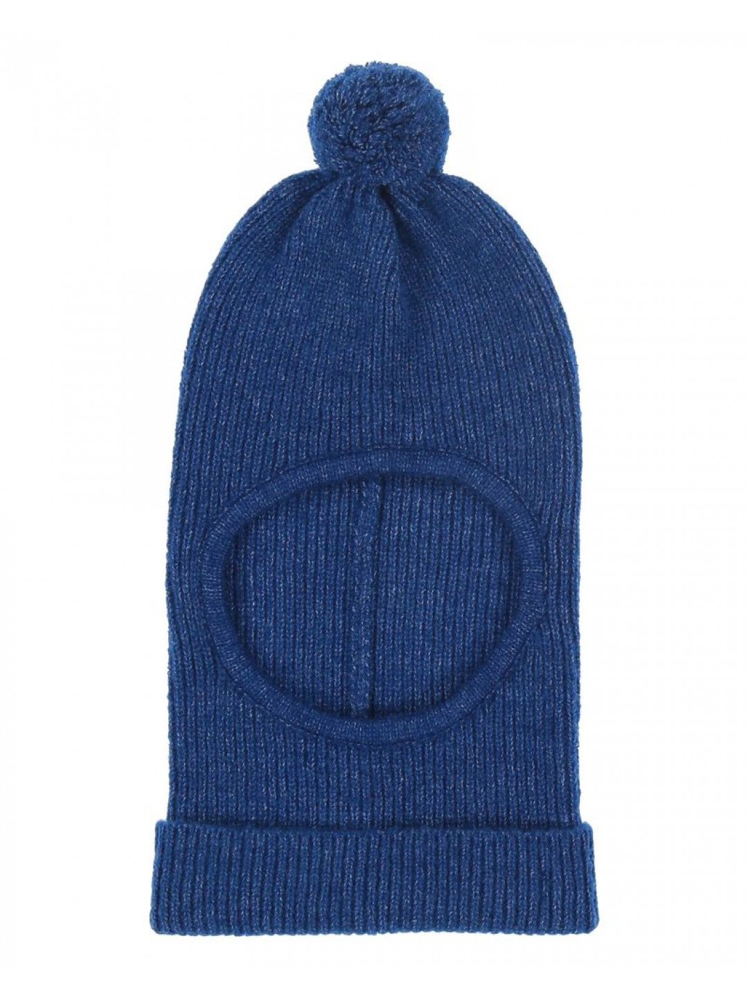 Fraas Dámská pletená šálová čepice kukla 647017 – modrá
