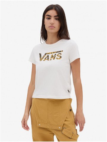 Bílé dámské tričko VANS Warped Floral