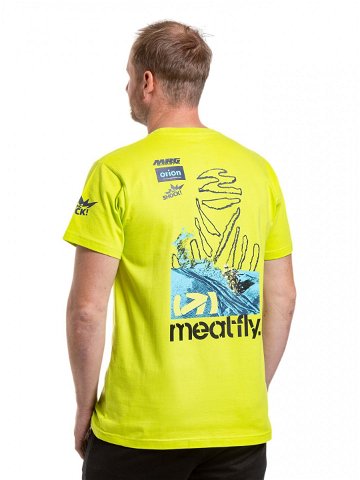 Meatfly pánské tričko Dakar Safety Yellow Žlutá Velikost XXL