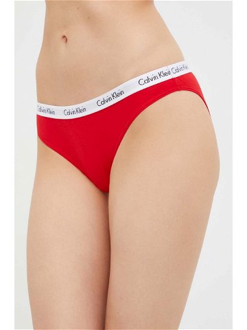 Kalhotky Calvin Klein Underwear červená barva 0000D1618E
