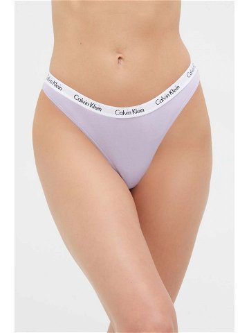 Tanga Calvin Klein Underwear 3-pack 000QD3587E