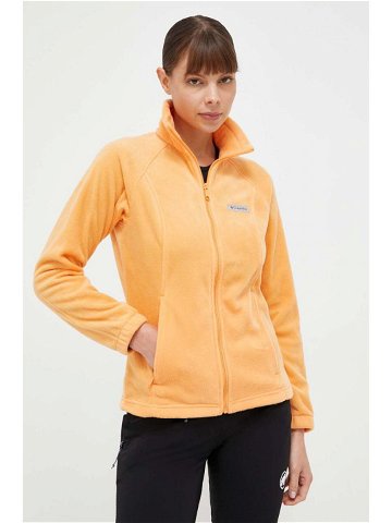 Sportovní mikina Columbia Benton Springs oranžová barva 1372111