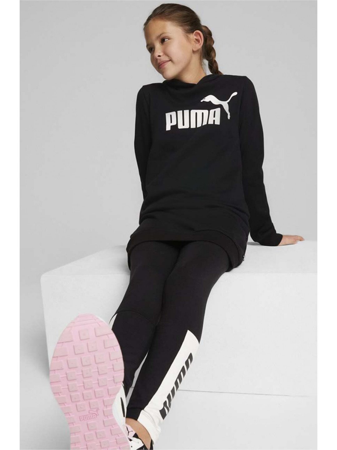 Dívčí šaty Puma černá barva mini