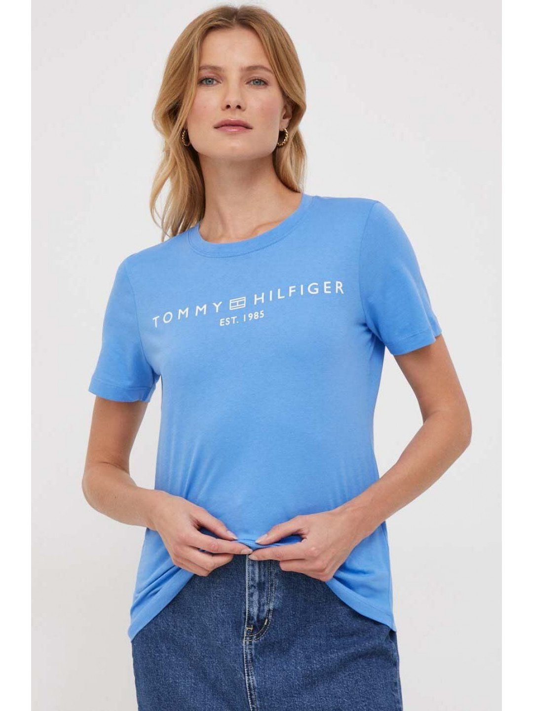 Bavlněné tričko Tommy Hilfiger WW0WW40276