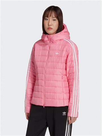 Adidas Vatovaná bunda Premium HM2611 Růžová Slim Fit