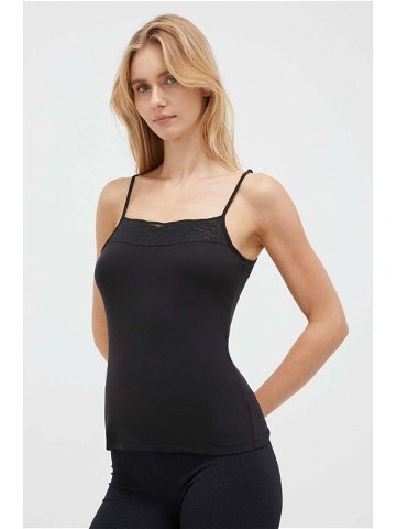 Pyžamový top Calvin Klein Underwear černá barva