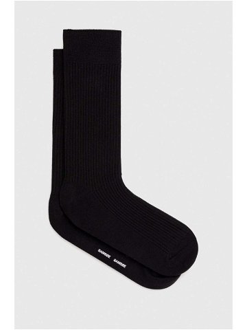 Ponožky Samsoe Samsoe HANSE pánské černá barva M00007103