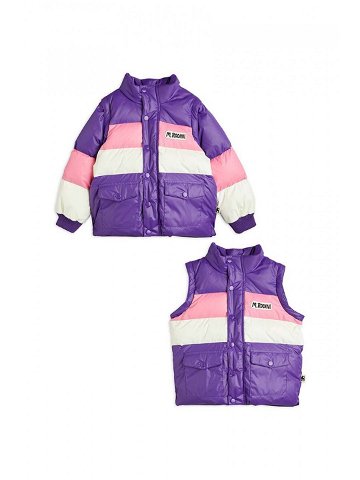 Dětská bunda Mini Rodini fialová barva
