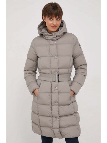 Péřová bunda Colmar dámská šedá barva zimní