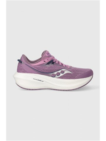 Běžecké boty Saucony Triumph fialová barva