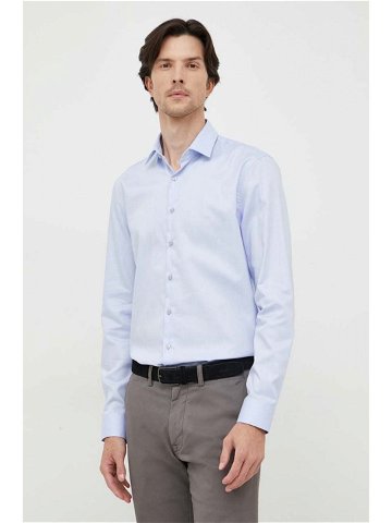 Košile Calvin Klein slim s klasickým límcem