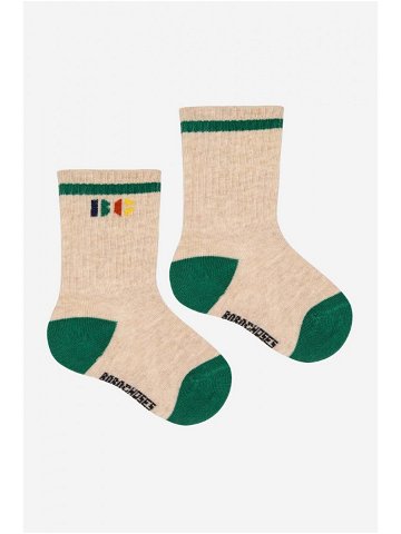 Dětské ponožky Bobo Choses béžová barva