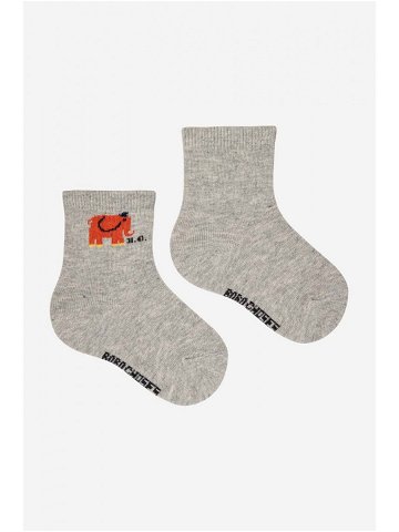 Dětské ponožky Bobo Choses šedá barva