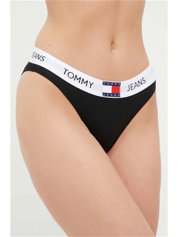 Kalhotky Tommy Jeans černá barva UW0UW04693
