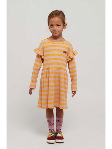 Dívčí šaty Bobo Choses žlutá barva mini