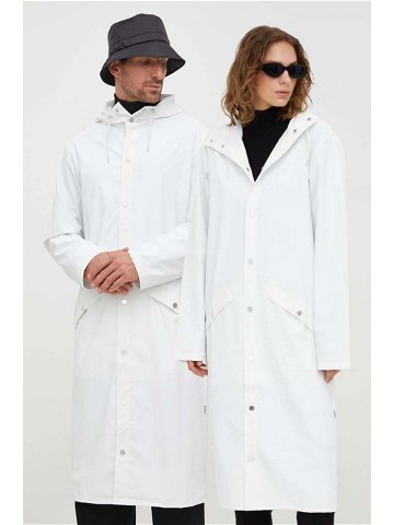 Nepromokavá bunda Rains 18360 Jackets bílá barva přechodná