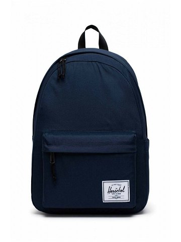 Batoh Herschel Classic XL Backpack tmavomodrá barva velký hladký