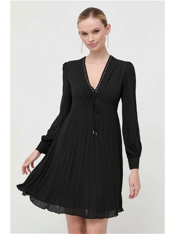 Šaty Liu Jo černá barva mini