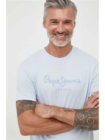 Bavlněné tričko Pepe Jeans JAYDEN s potiskem