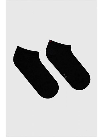 Ponožky Tommy Hilfiger 4-pack dámské černá barva