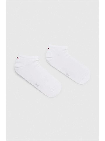 Ponožky Tommy Hilfiger 6-pack pánské bílá barva