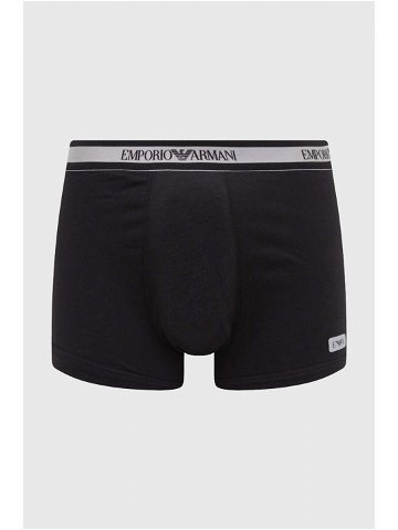 Boxerky Emporio Armani Underwear pánské černá barva