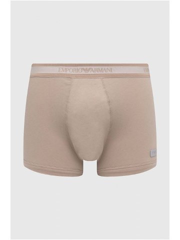 Boxerky Emporio Armani Underwear pánské béžová barva