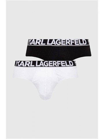 Spodní prádlo Karl Lagerfeld 3-pack pánské černá barva