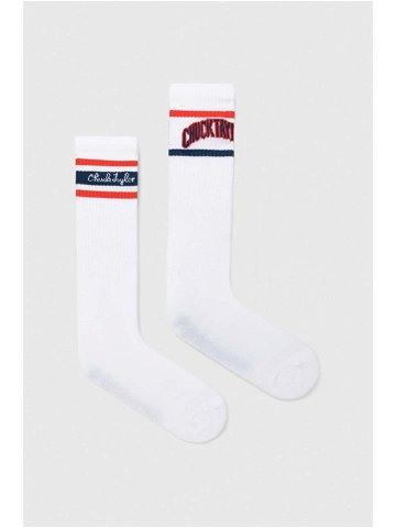 Ponožky Converse 2-pack pánské bílá barva