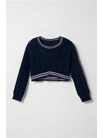 Dětský svetr s příměsí vlny Sisley lehký