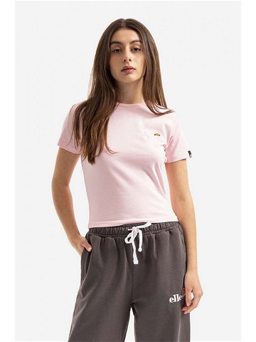 Tričko Ellesse růžová barva SGM14189-WHITE