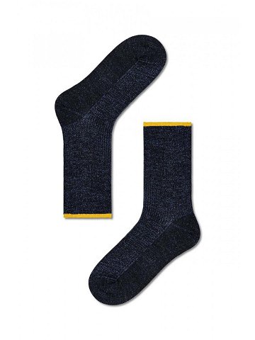 Ponožky Happy Socks Mariona Crew Sock dámské tmavomodrá barva