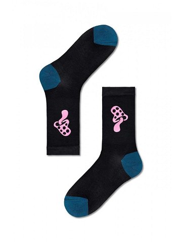 Ponožky Happy Socks Caroline Crew Sock dámské černá barva