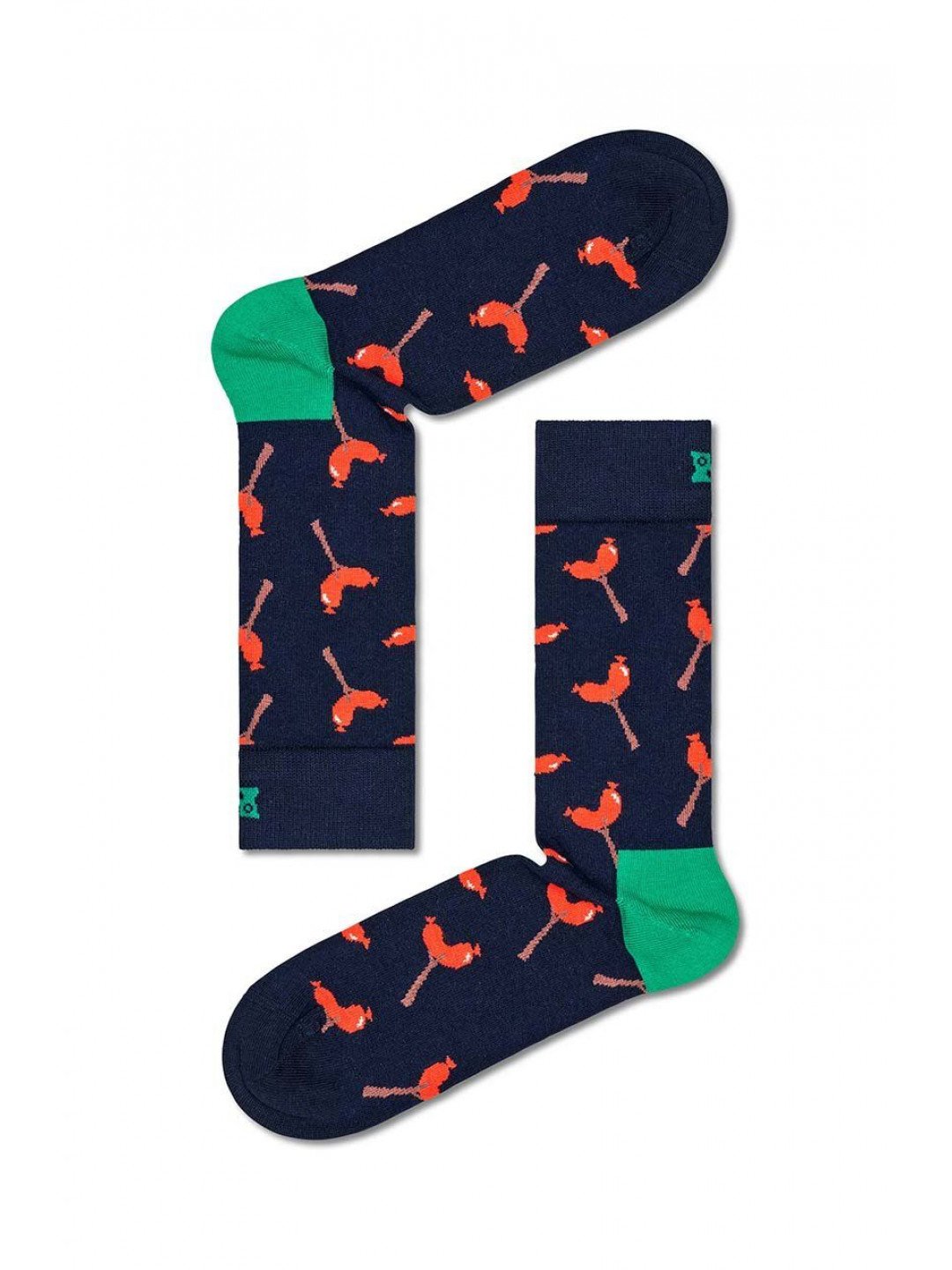 Ponožky Happy Socks Sausage Sock tmavomodrá barva