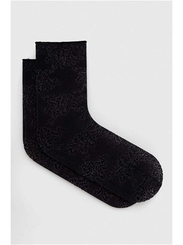 Ponožky BOSS 2-pack dámské černá barva