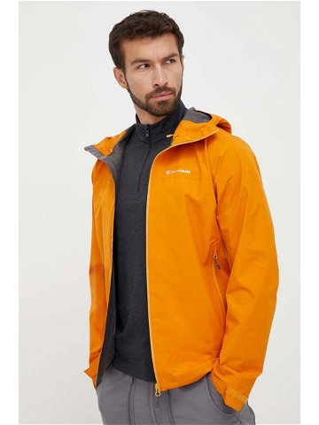Nepromokavá bunda Montane Spirit pánská oranžová barva gore-tex