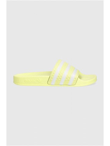 Pantofle adidas Originals Adilette dámské žlutá barva IE9616