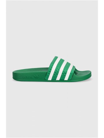 Pantofle adidas Originals Adilette dámské zelená barva IE9617
