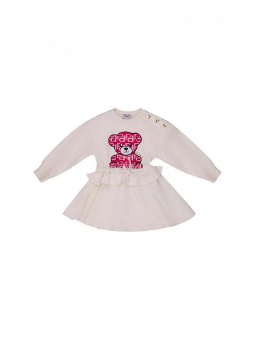 Dívčí šaty Pinko Up béžová barva mini