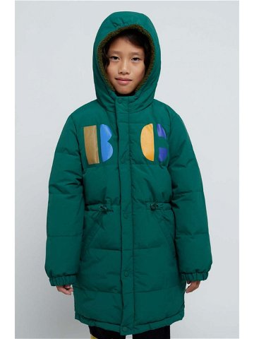 Dětská bunda Bobo Choses zelená barva