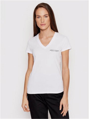 Armani Exchange T-Shirt 8NYT81 YJG3Z 1000 Bílá Regular Fit