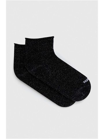 Ponožky HUGO 2-pack dámské černá barva