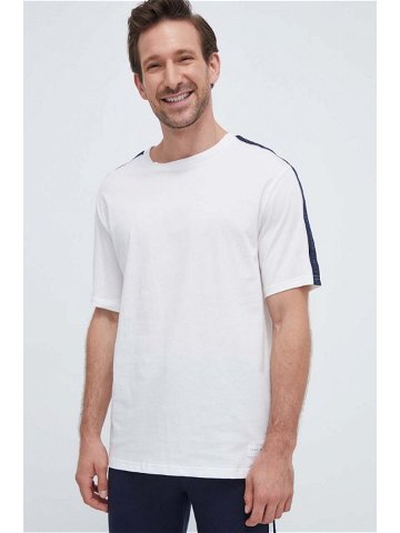 Bavlněné tričko Tommy Hilfiger béžová barva UM0UM03005