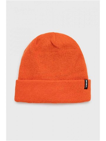 Čepice z vlněné směsi Rip Curl oranžová barva z husté pleteniny