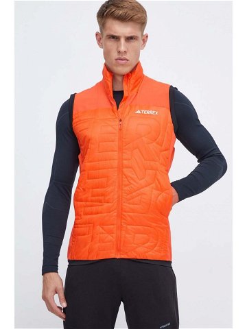 Sportovní vesta adidas TERREX Varil oranžová barva
